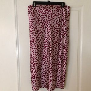 PRINCESS POLLY Heart Midi Skirt